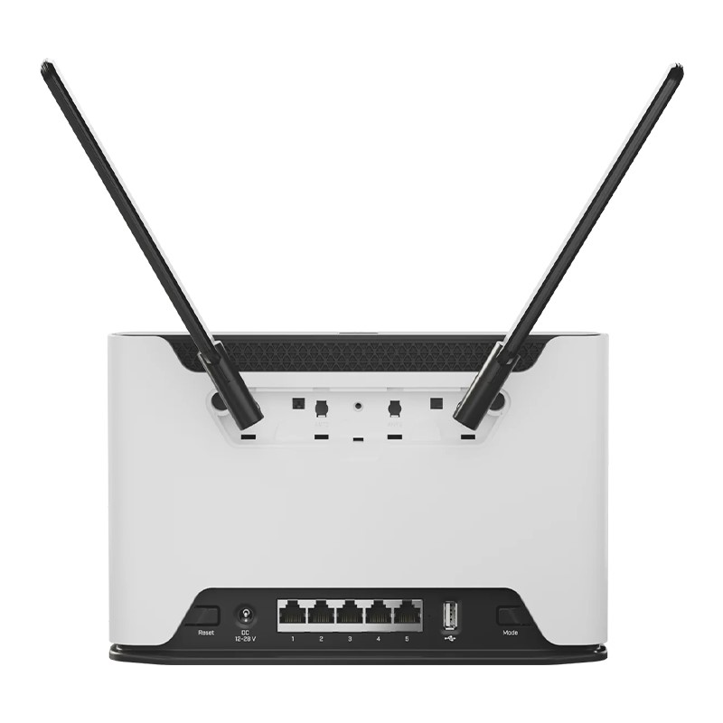 نمای پشت روتر سیم کارت خور میکروتیک مدل CHATEAU 5G